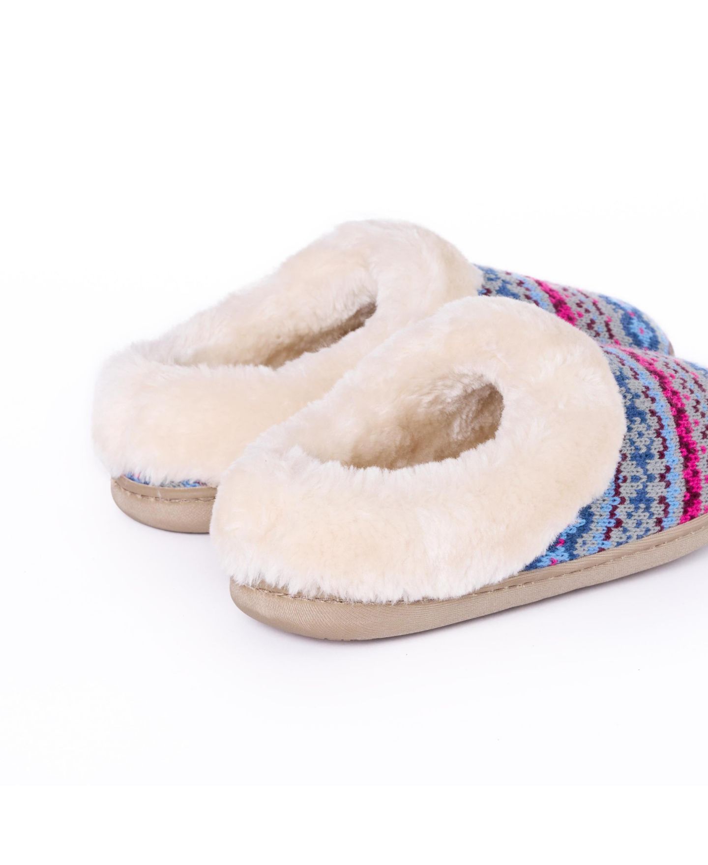 Женские сабо Minnetonka Dina Clog Slippers, цвет: Синий разноцветный — фото 5