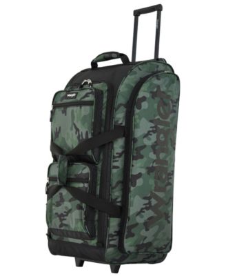 Multi-Pocket Large Upright Rolling Duffel