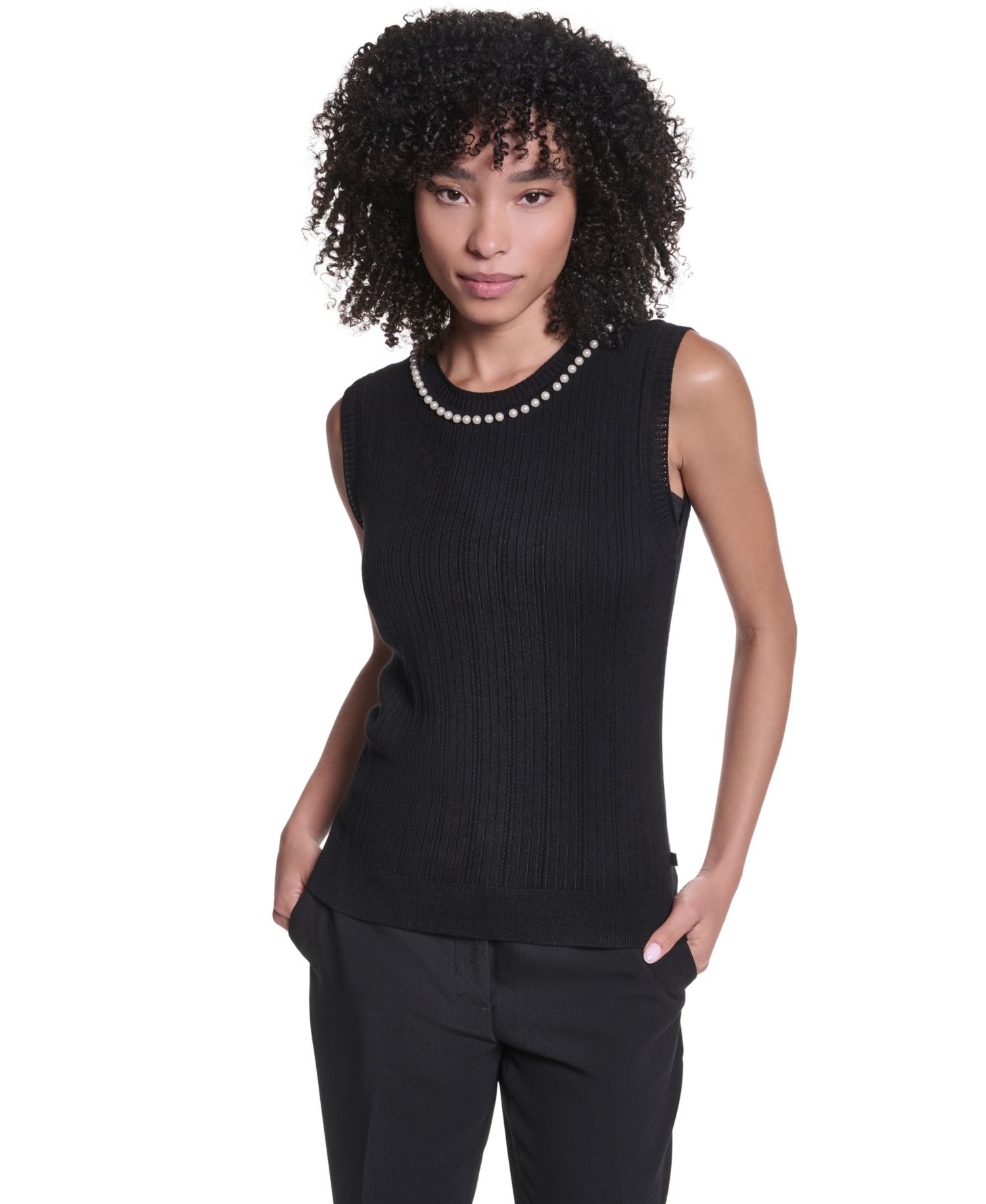 Women's Short-Sleeve Crewneck Sweater