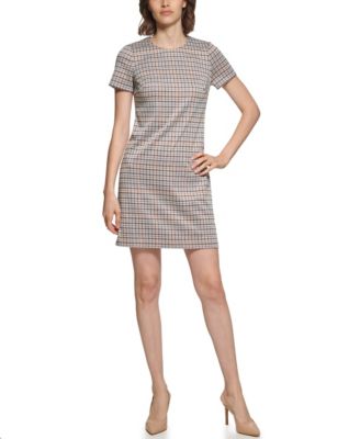 Women’s Jacquard Ponte Shift Dress