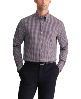Men's Button-Down Collar Long-Sleeve Dress Shirt
