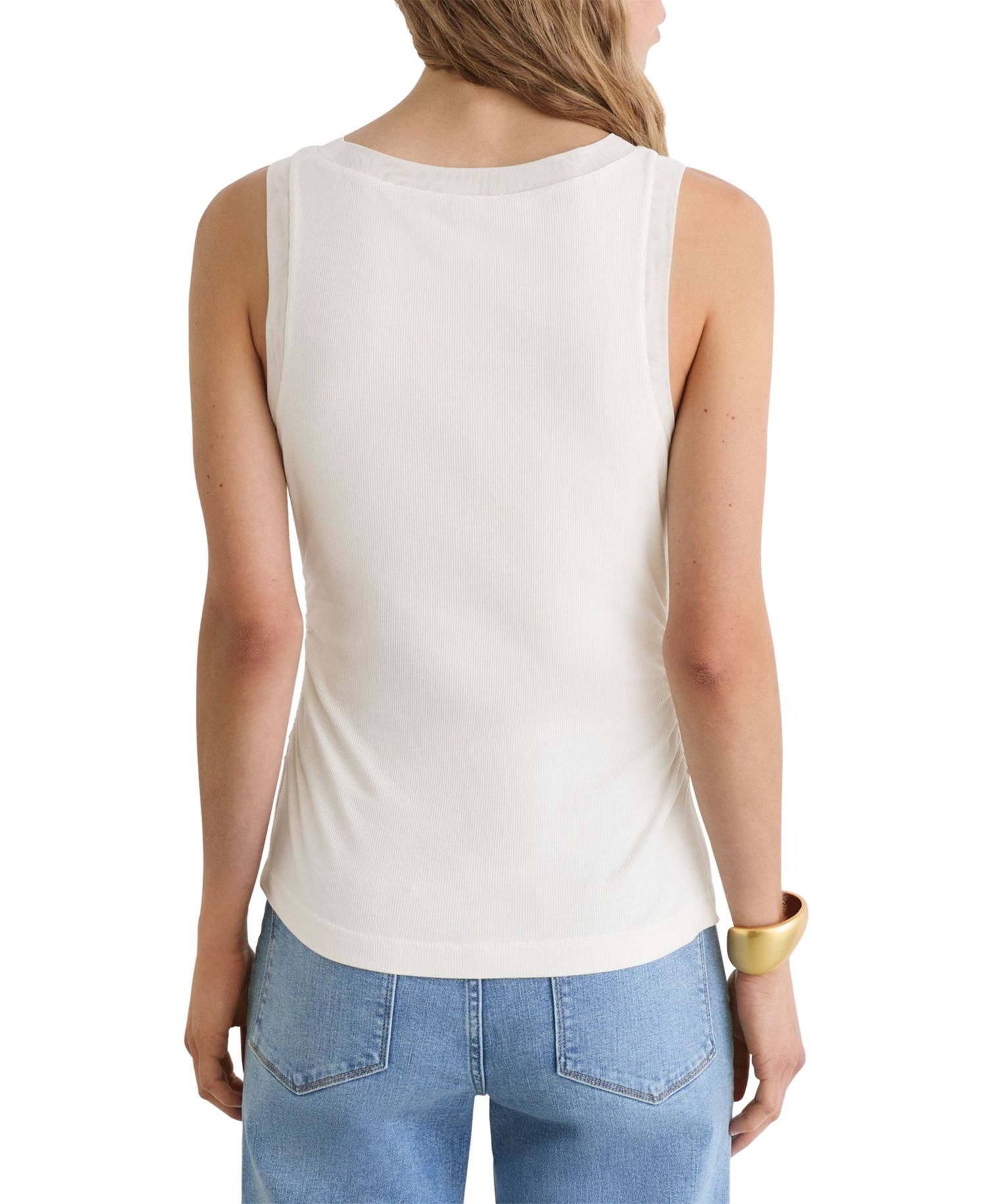 Women's Trinny Sleeveless Boat-Neck Ruched Vest