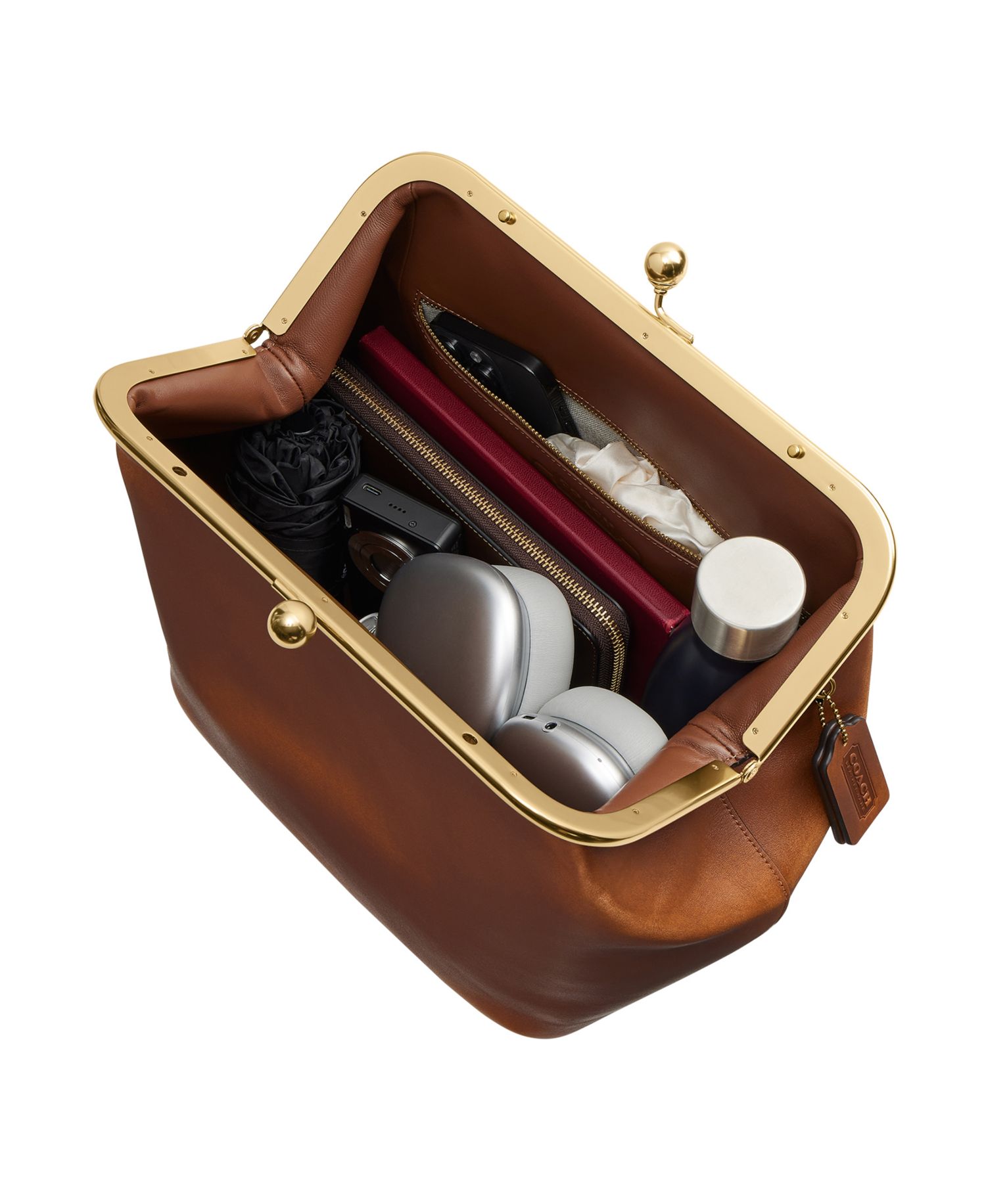Kisslock Medium Loved Leather Frame Bag 27