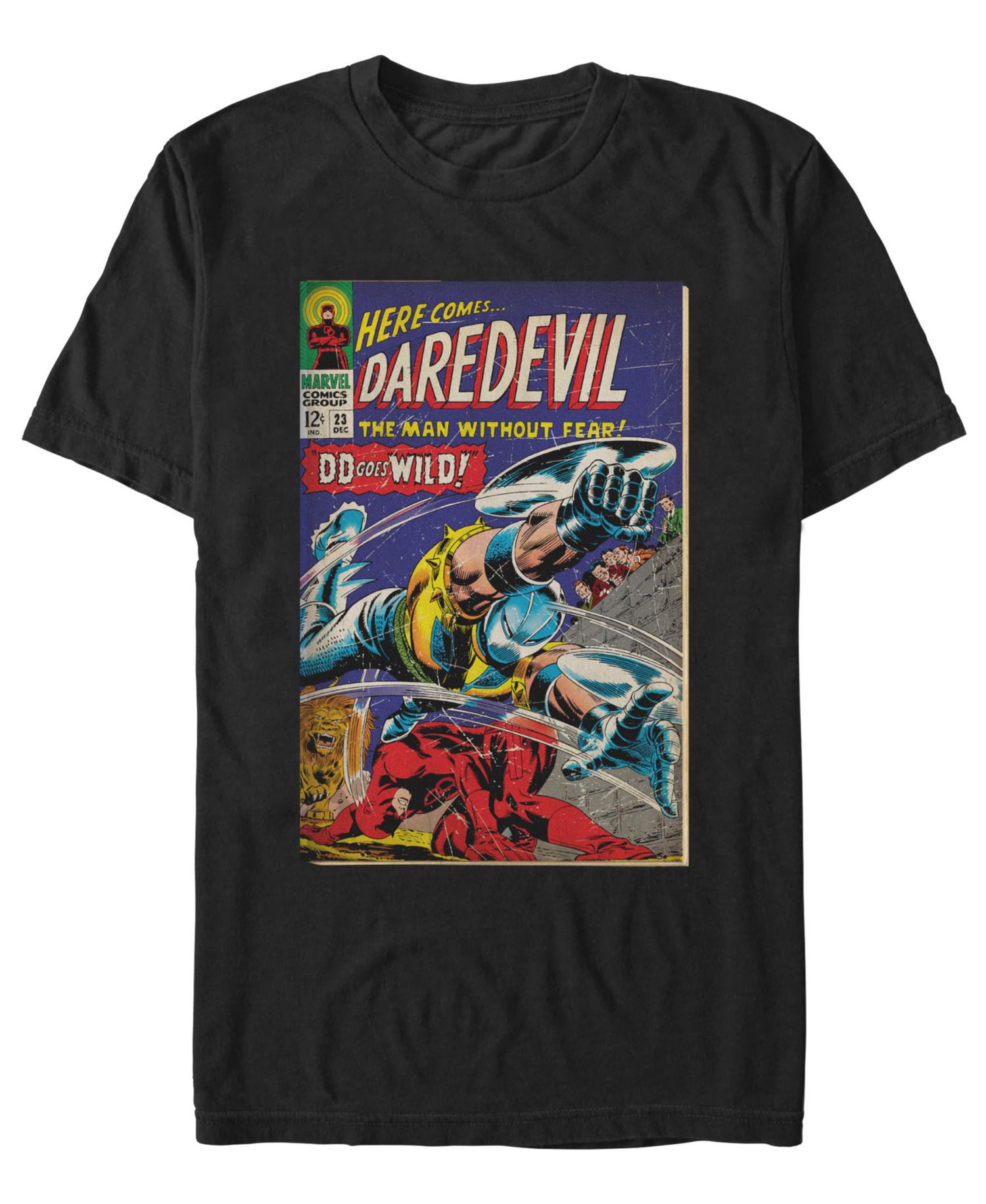 Men's Daredevil Cover Comic Dec Daredevil T-Shirt