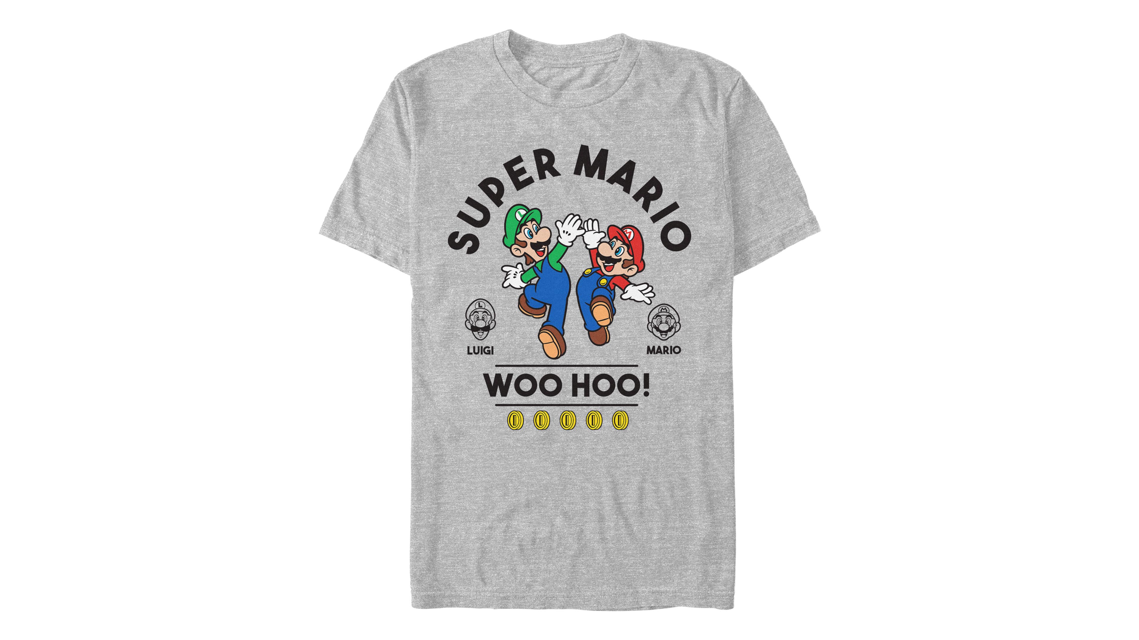 Fifth Sun Men's Nintendo Sm Mario Luigi T-Shirt