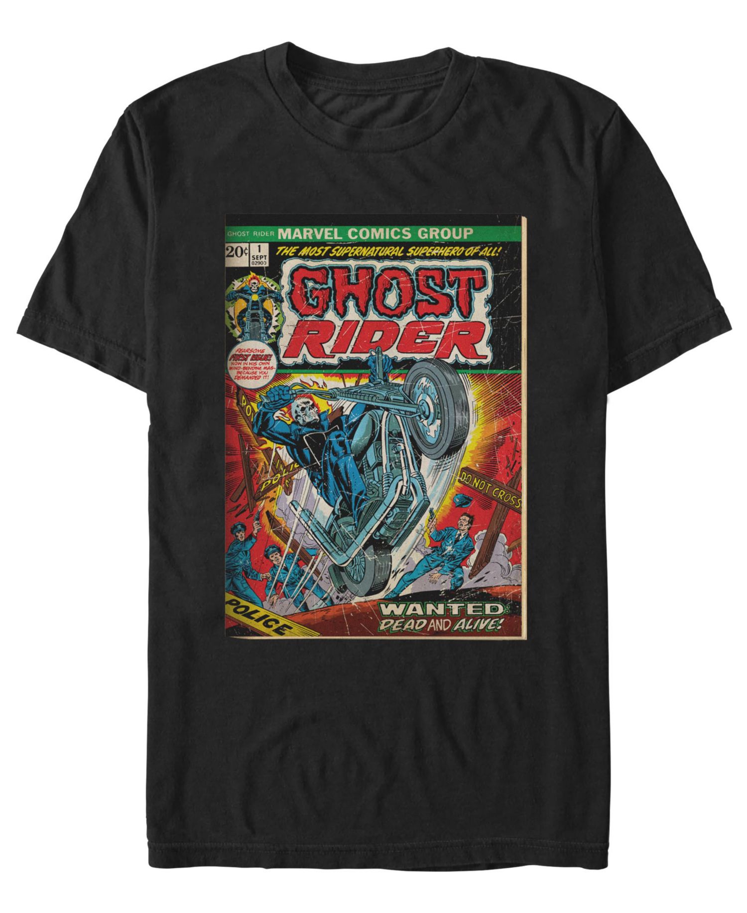 Men's Marvel Ghost Rider Cover T-Shirt