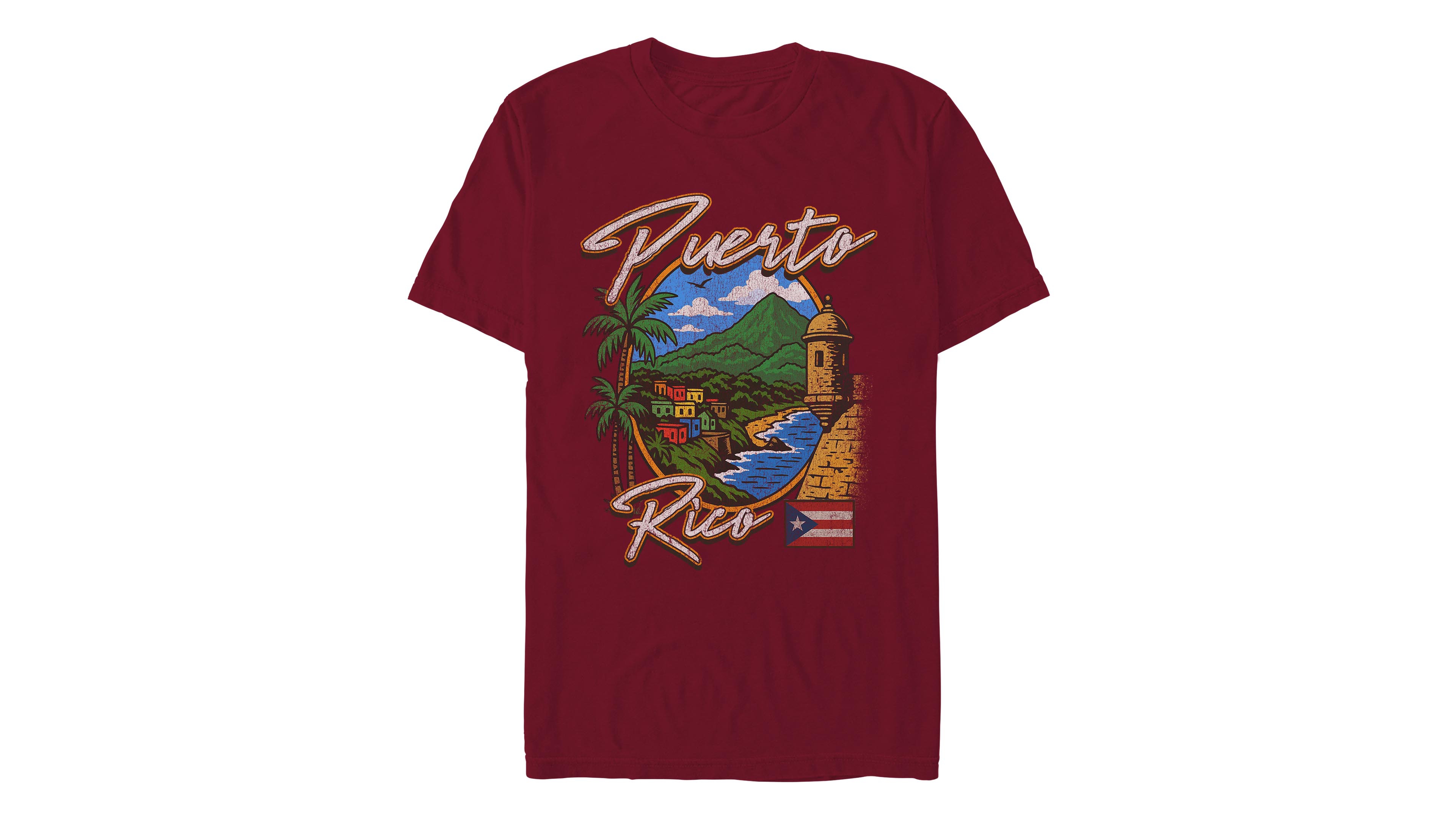 Fifth Sun Men's Generic Puerto Rico T-Shirt