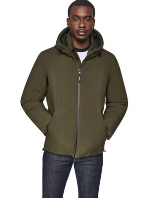 Men's Midweight Stretch Hooded Puffer Jacket