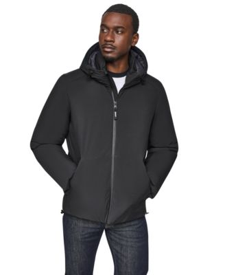 Men's Midweight Stretch Hooded Puffer Jacket