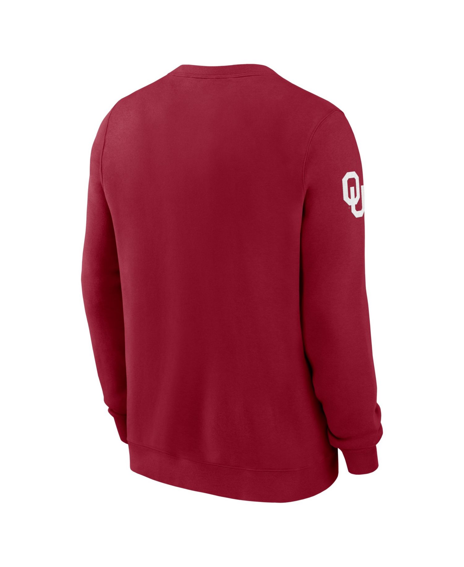 Men's Crimson Oklahoma Sooners 2026 Sideline Club Sweatshirt