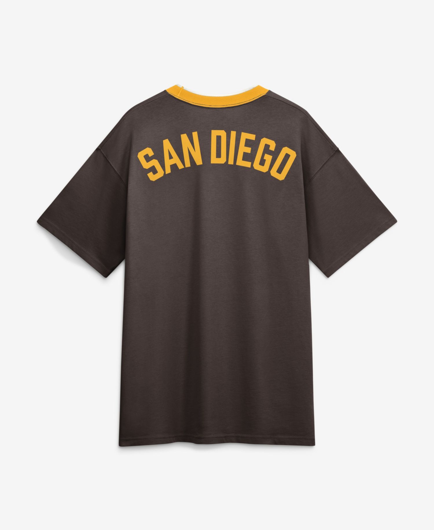Men's Brown San Diego Padres Cooperstown Collection Ringer T-Shirt