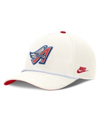 Men's Cream Los Angeles Angels Cooperstown Rise Adjustable Hat