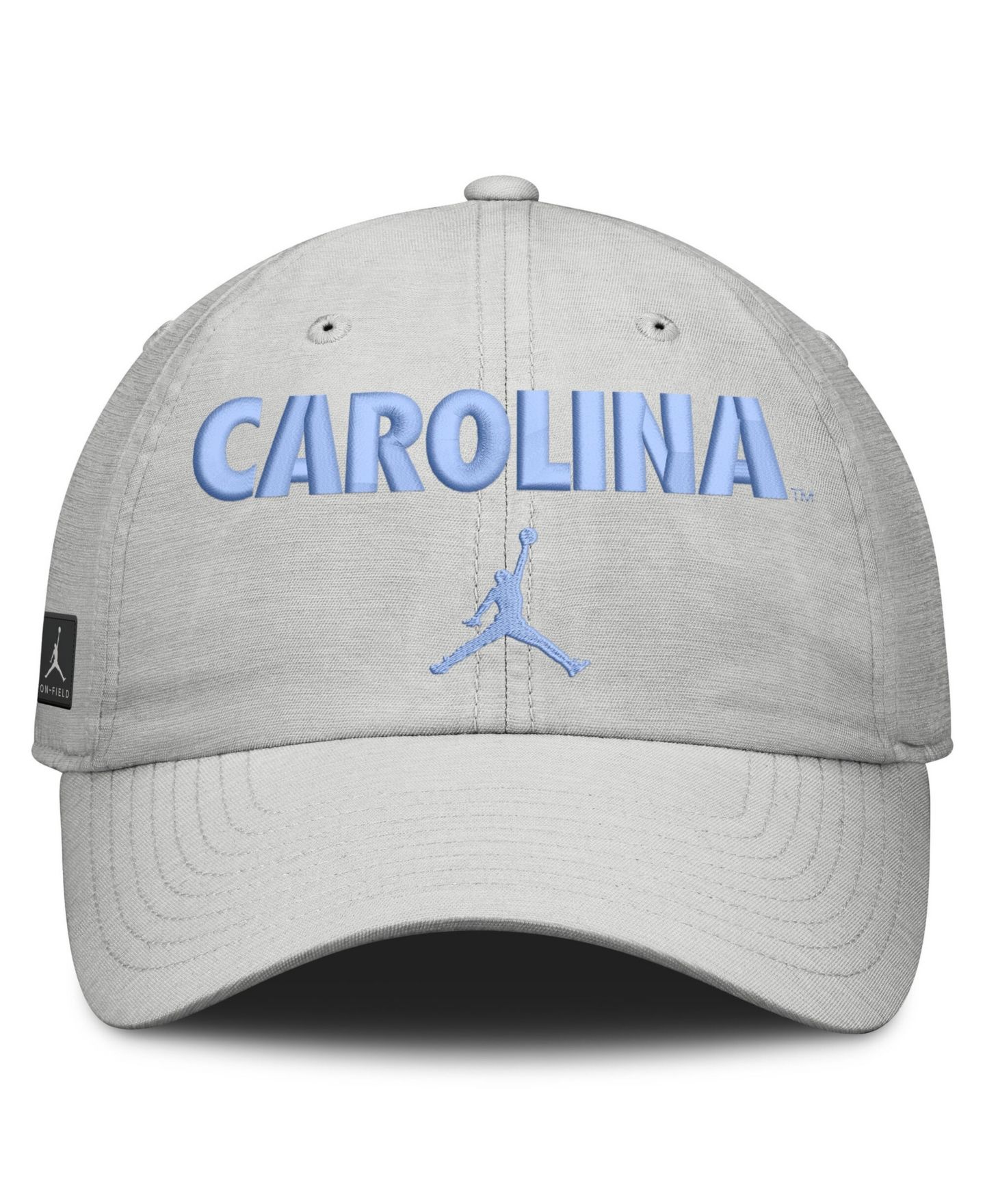 Головные уборы Jordan Gray North Carolina Tar Heels 2026 On-Field Gameday Club Adjustable Hat — фото 2