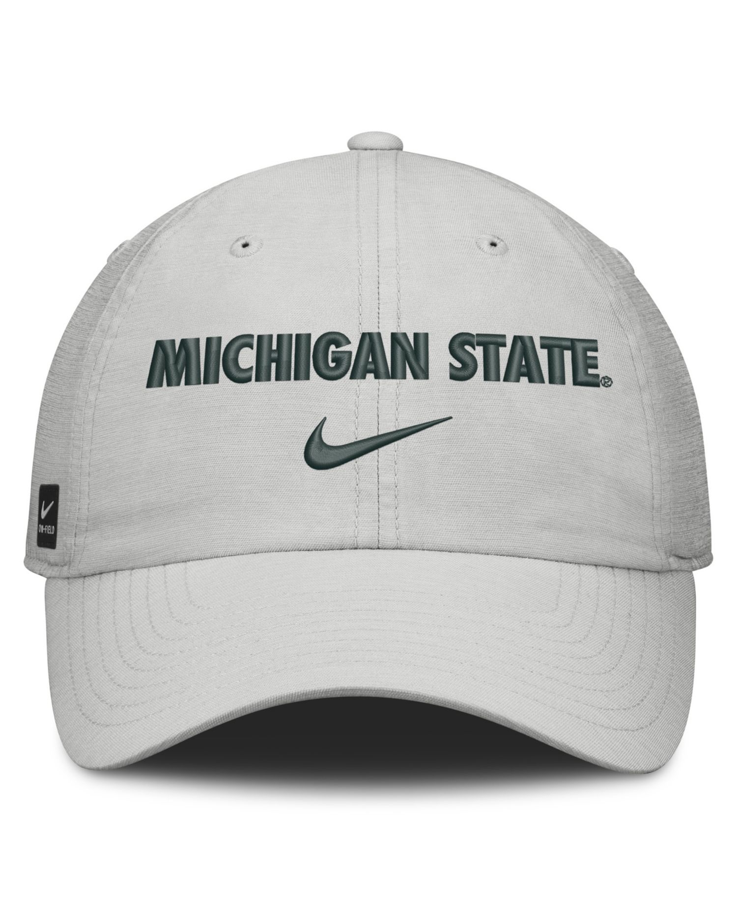 Men's and Women's Gray Michigan State Spartans 2026 On-Field Gameday Club Adjustable Hat