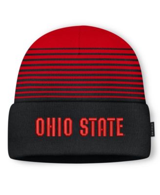 Men's and Women's Scarlet/Black Ohio State Buckeyes On-Field Utility Knit Hat