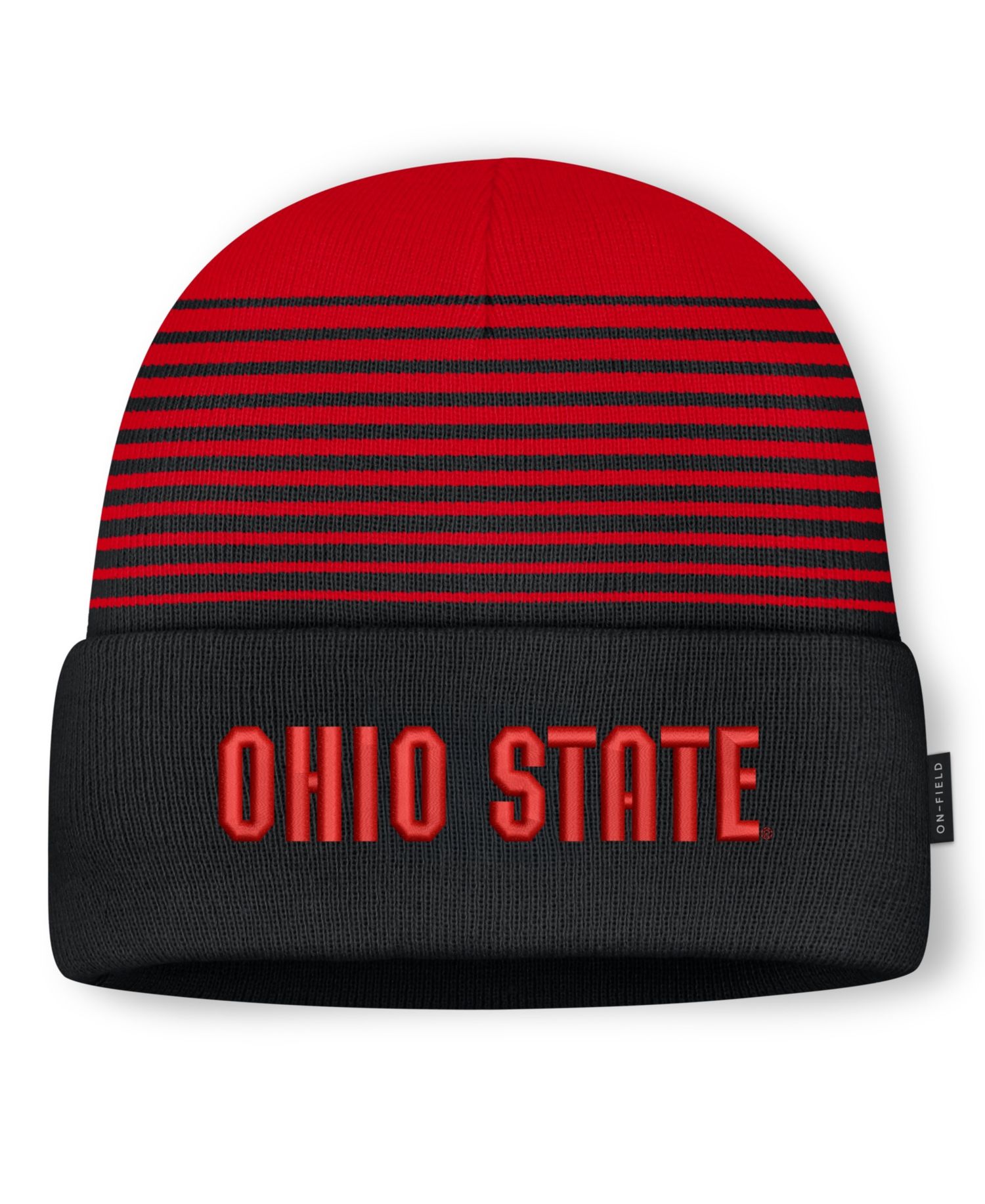 Men's and Women's Scarlet/Black Ohio State Buckeyes On-Field Utility Knit Hat