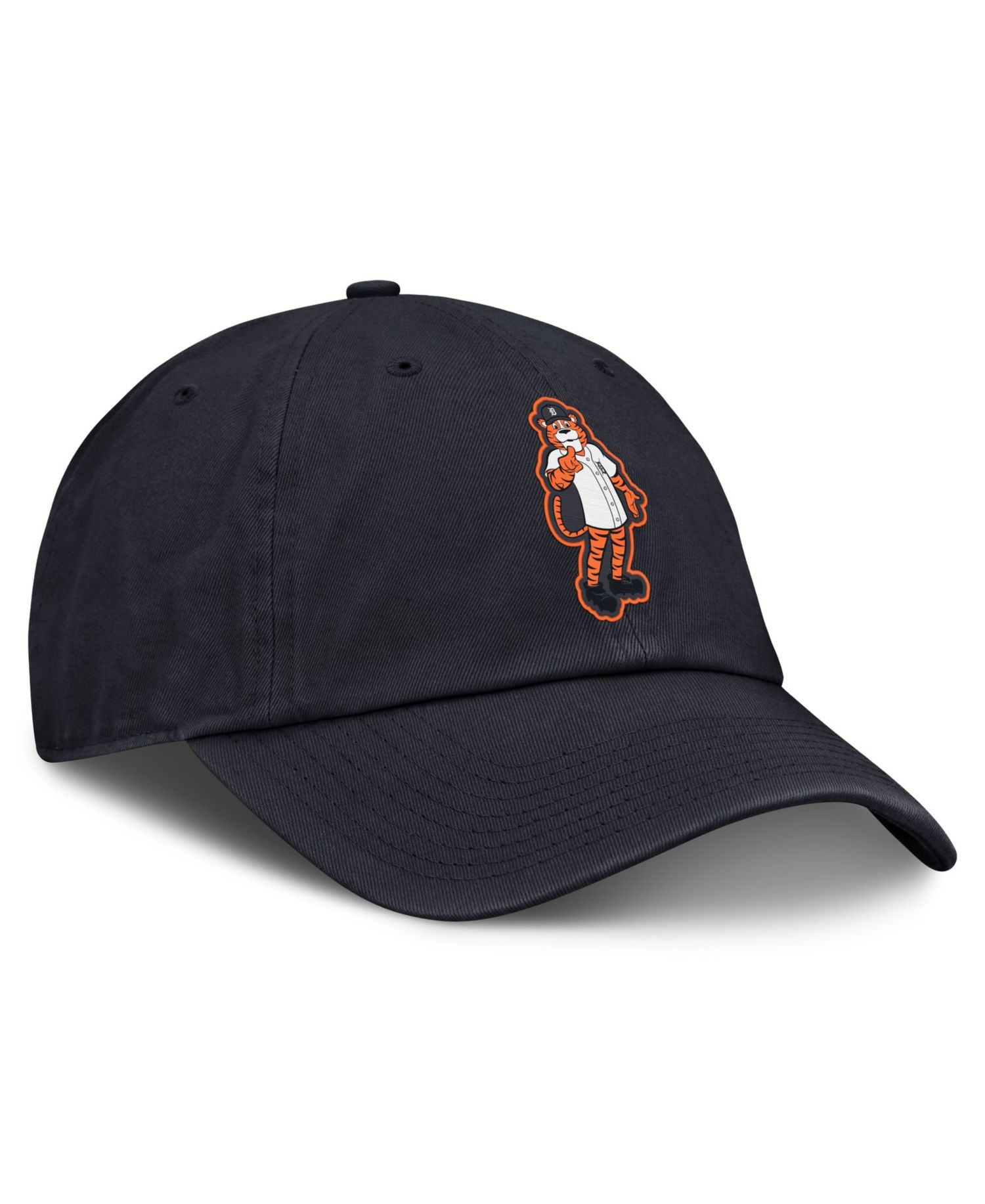 Big Boys and Girls Navy Detroit Tigers Mascot Club Adjustable Hat