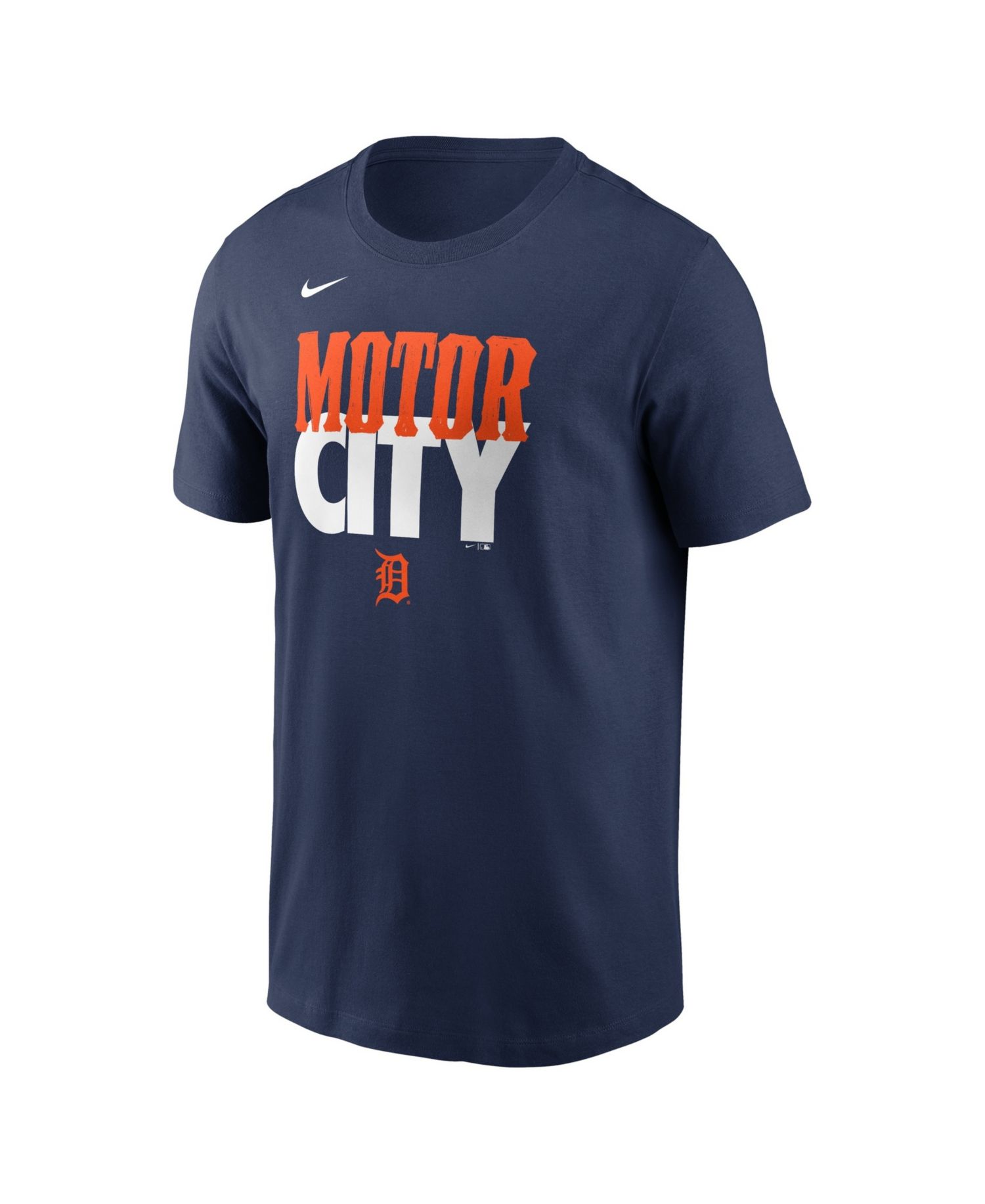 Men's Navy Detroit Tigers City Connect Handwriting Club T-Shirt