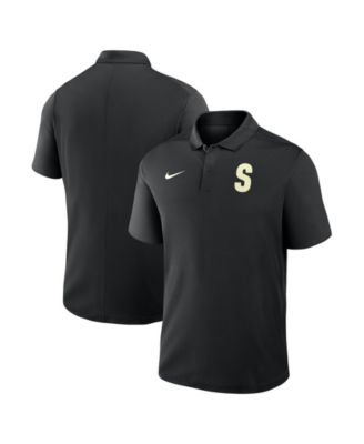 Men's Black Seattle Mariners Alternate Victory Dri-FIT Polo Shirt