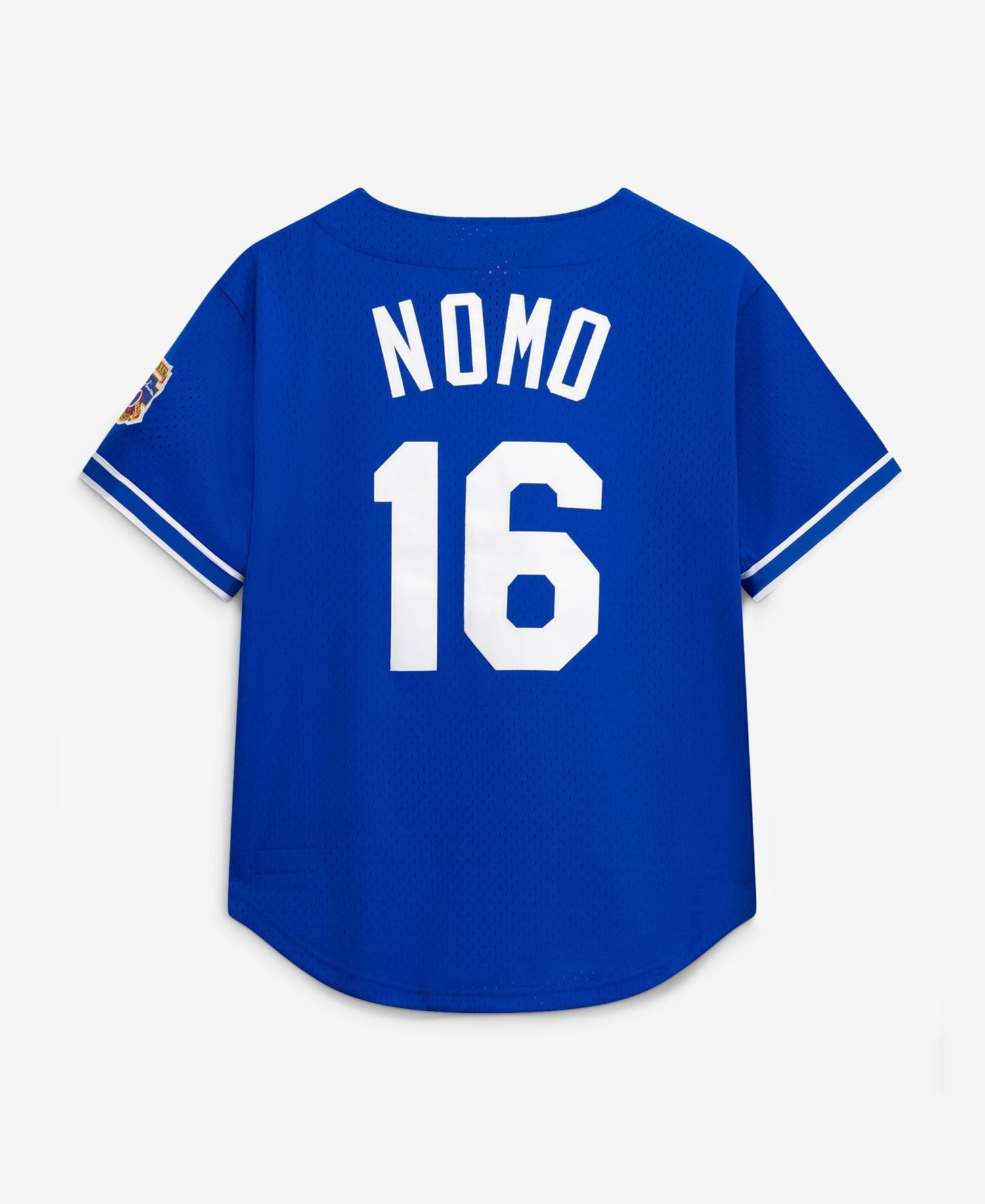 Men's Hideo Nomo Royal Los Angeles Dodgers Big and Tall Cooperstown Collection Mesh Batting Practice Jersey