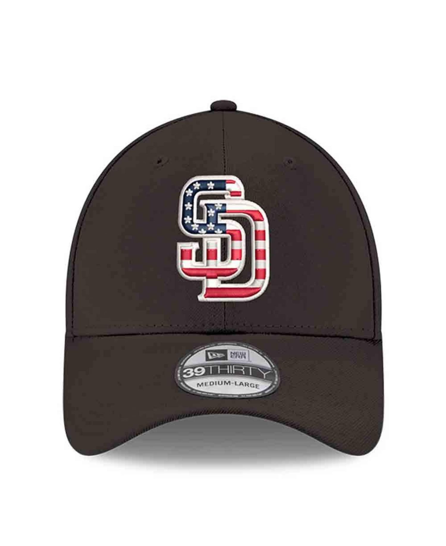 Men's Black San Diego Padres America 250 39THIRTY Flex Hat