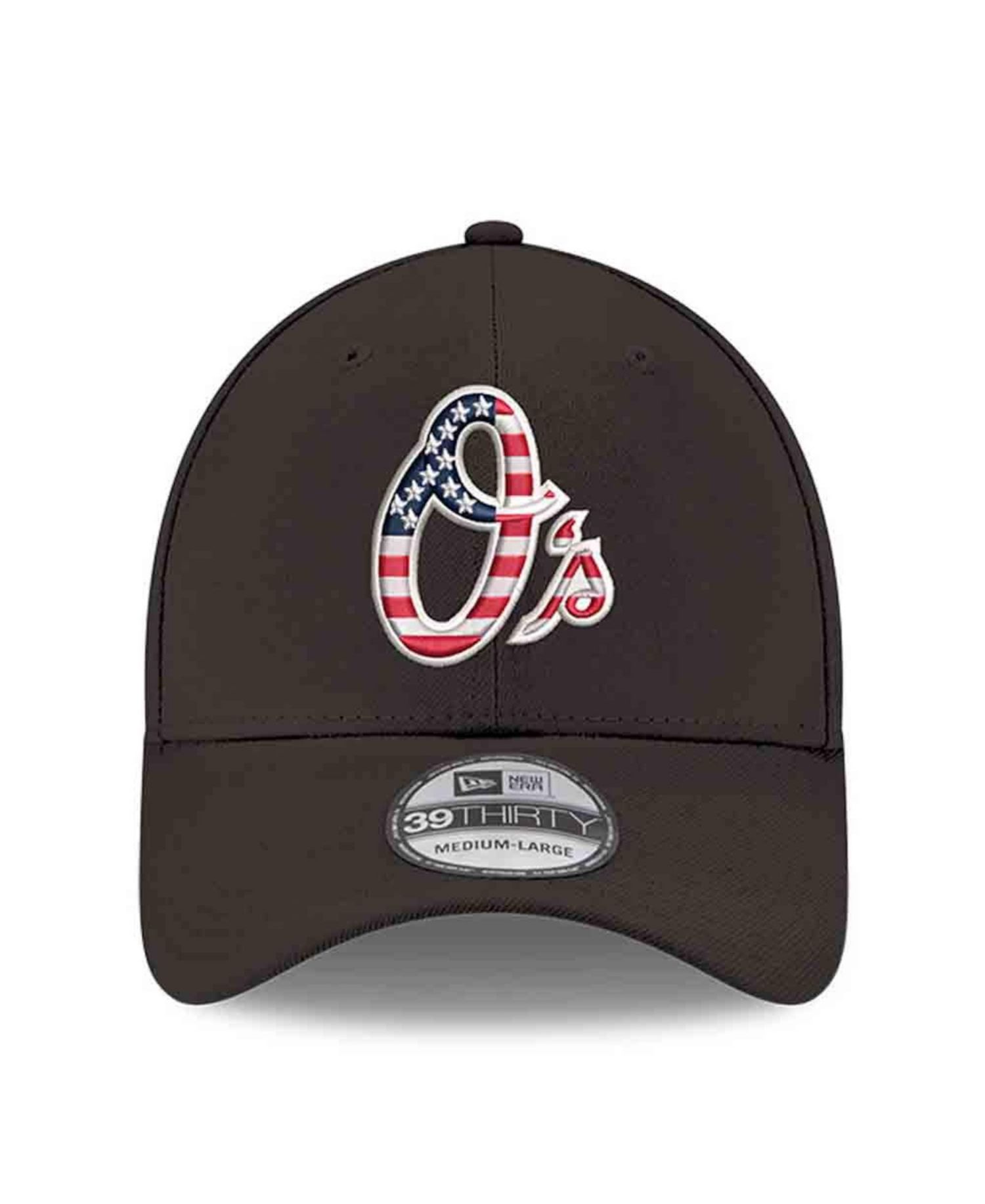 Men's Black Baltimore Orioles America 250 39THIRTY Flex Hat