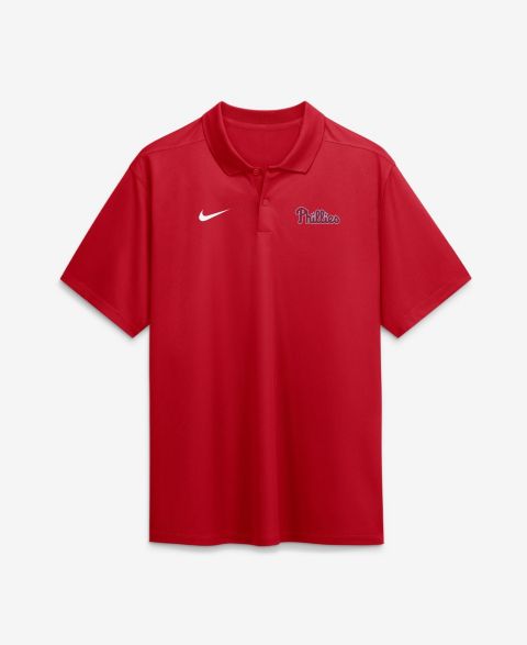 Мужское поло Nike Red Philadelphia Phillies Dri-FIT Victory Polo