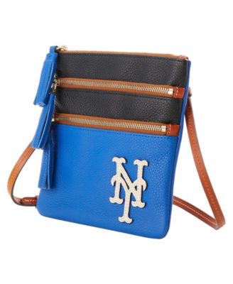 New York Mets Infield Triple Zip Crossbody Purse