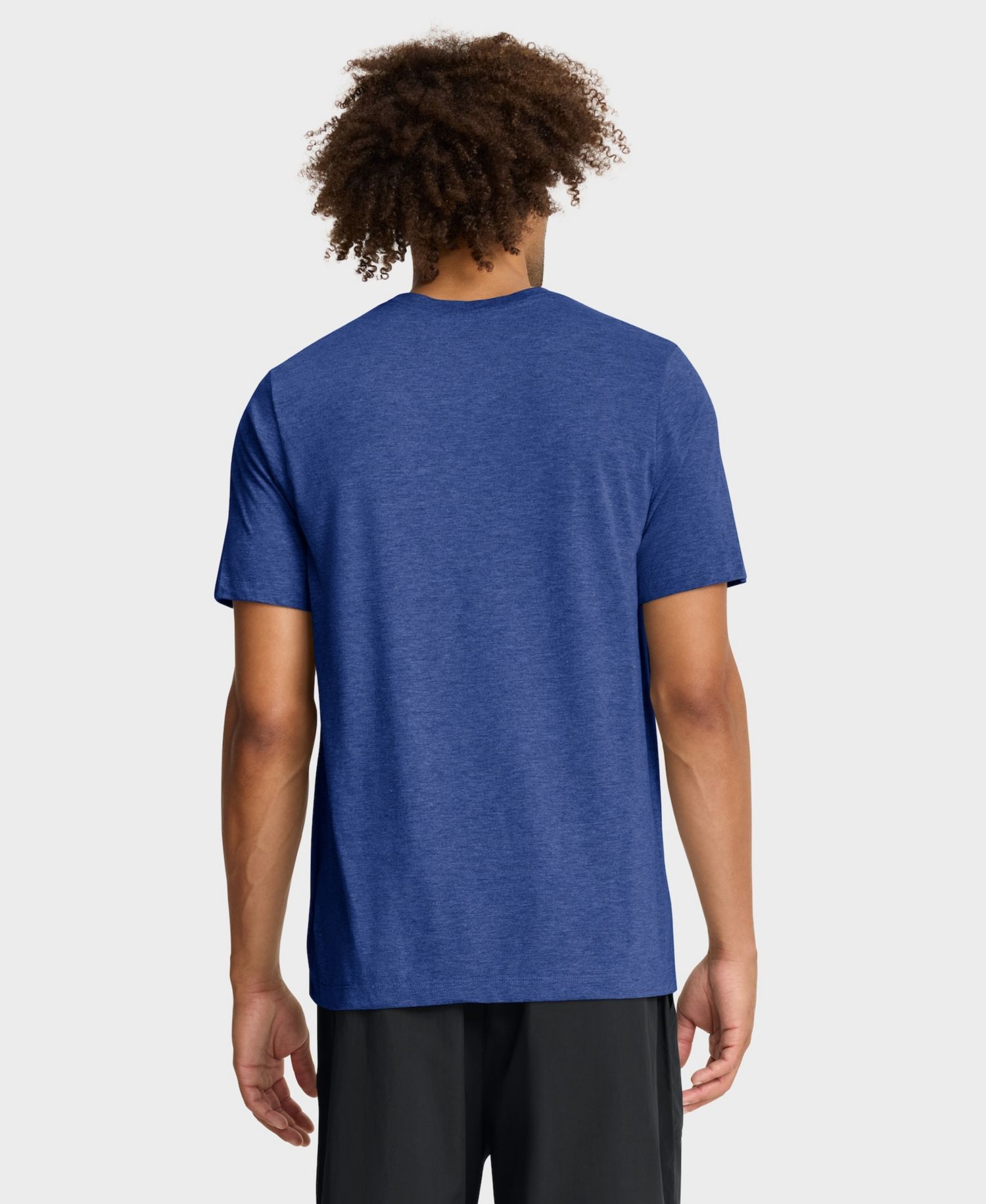 Men's Heather Royal Kansas City Royals Cooperstown Logo Tri-Blend T-Shirt