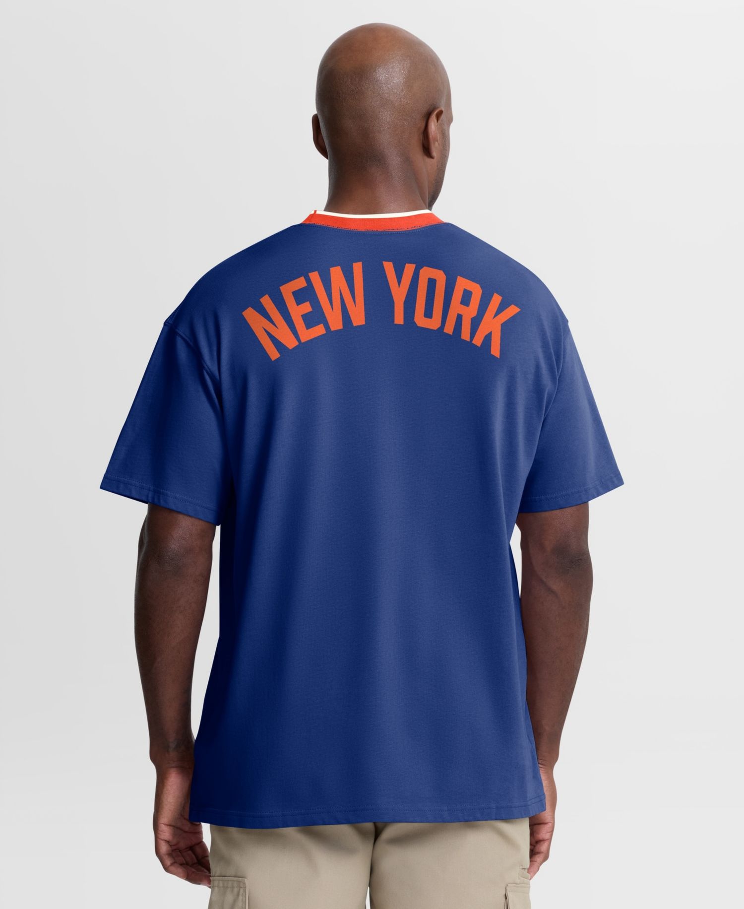 Men's Royal New York Mets Cooperstown Collection Ringer T-Shirt