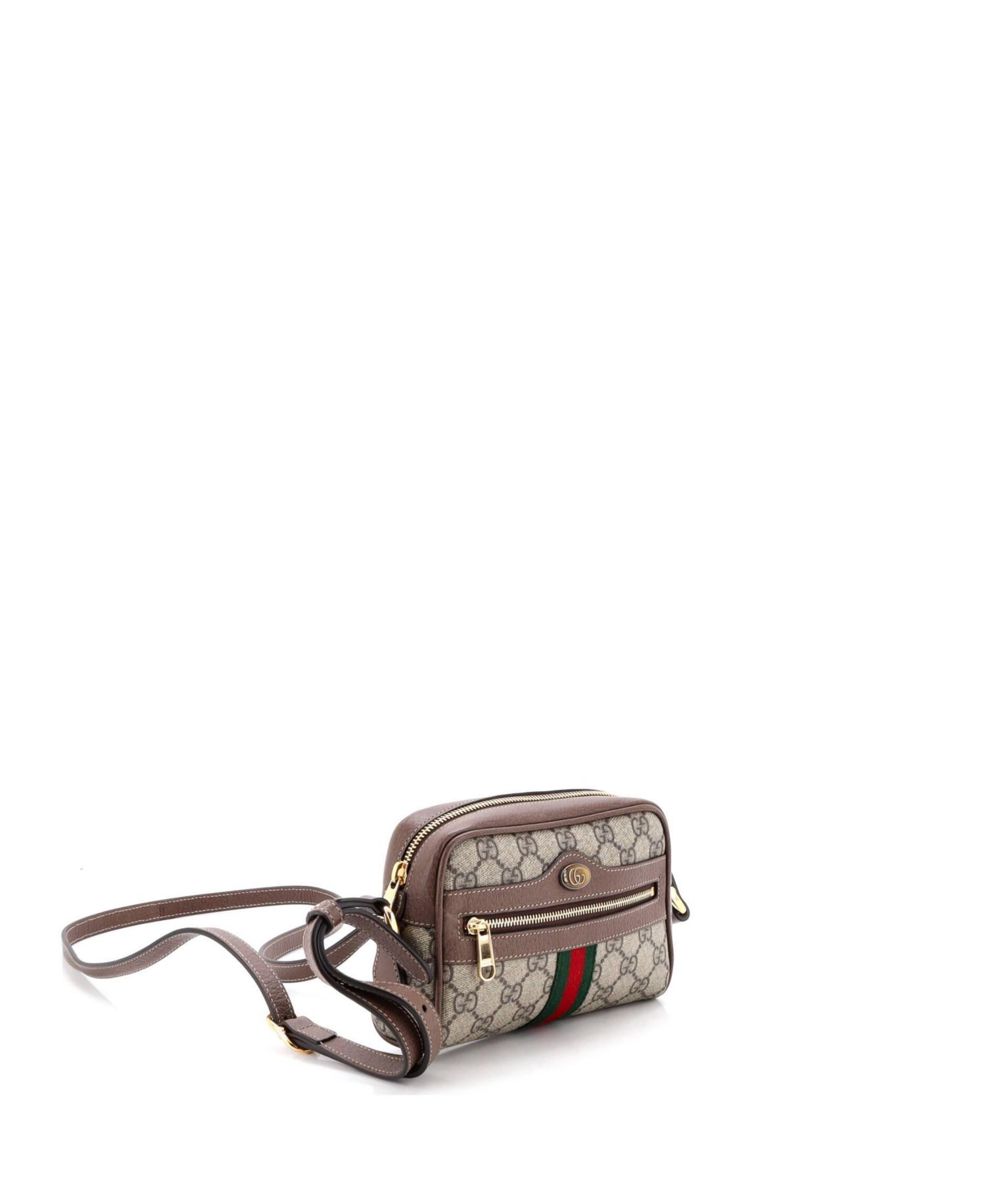 Mini Ophidia Shoulder Bag GG Coated Canvas