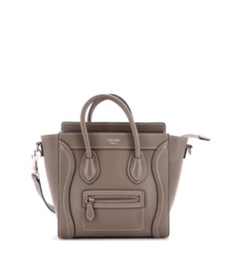 Nano Luggage Bag Grainy Leather
