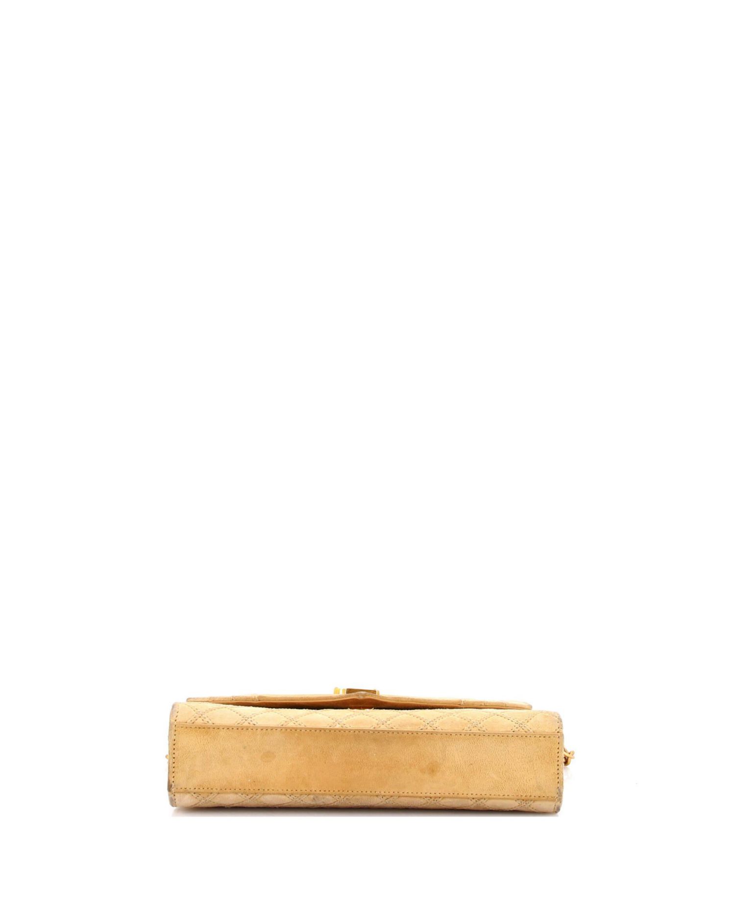 Small Classic Monogram Envelope Satchel Quilted Suede