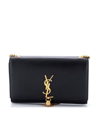 Medium Classic Monogram Tassel Crossbody Bag Leather