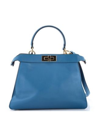 Medium Peekaboo ISeeU Bag Leather