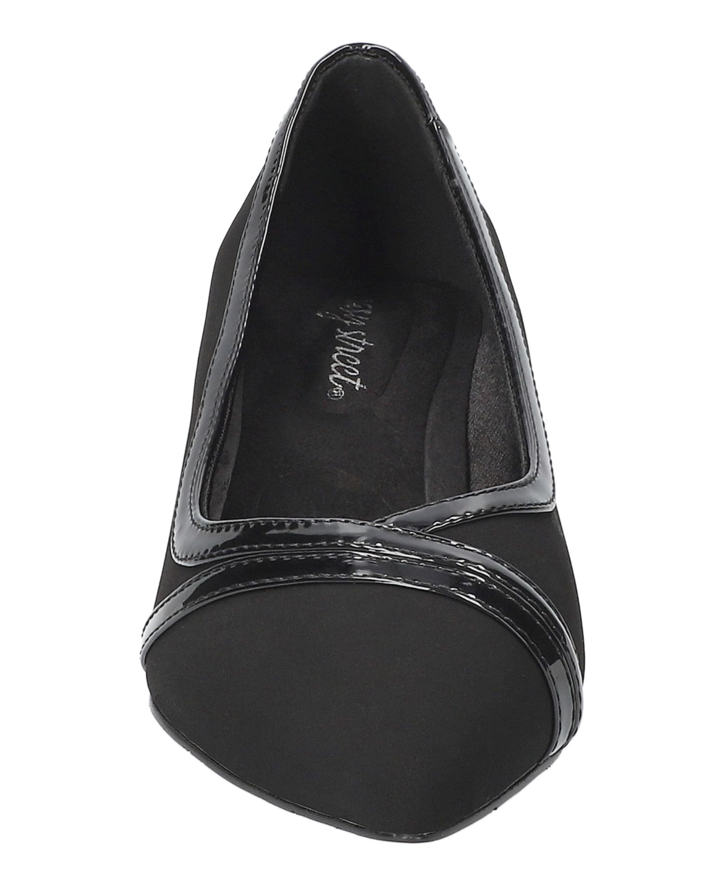 Женские туфли Easy Street Maye Pointed Toe Pumps, цвет: Чёрный лаковый — фото 6