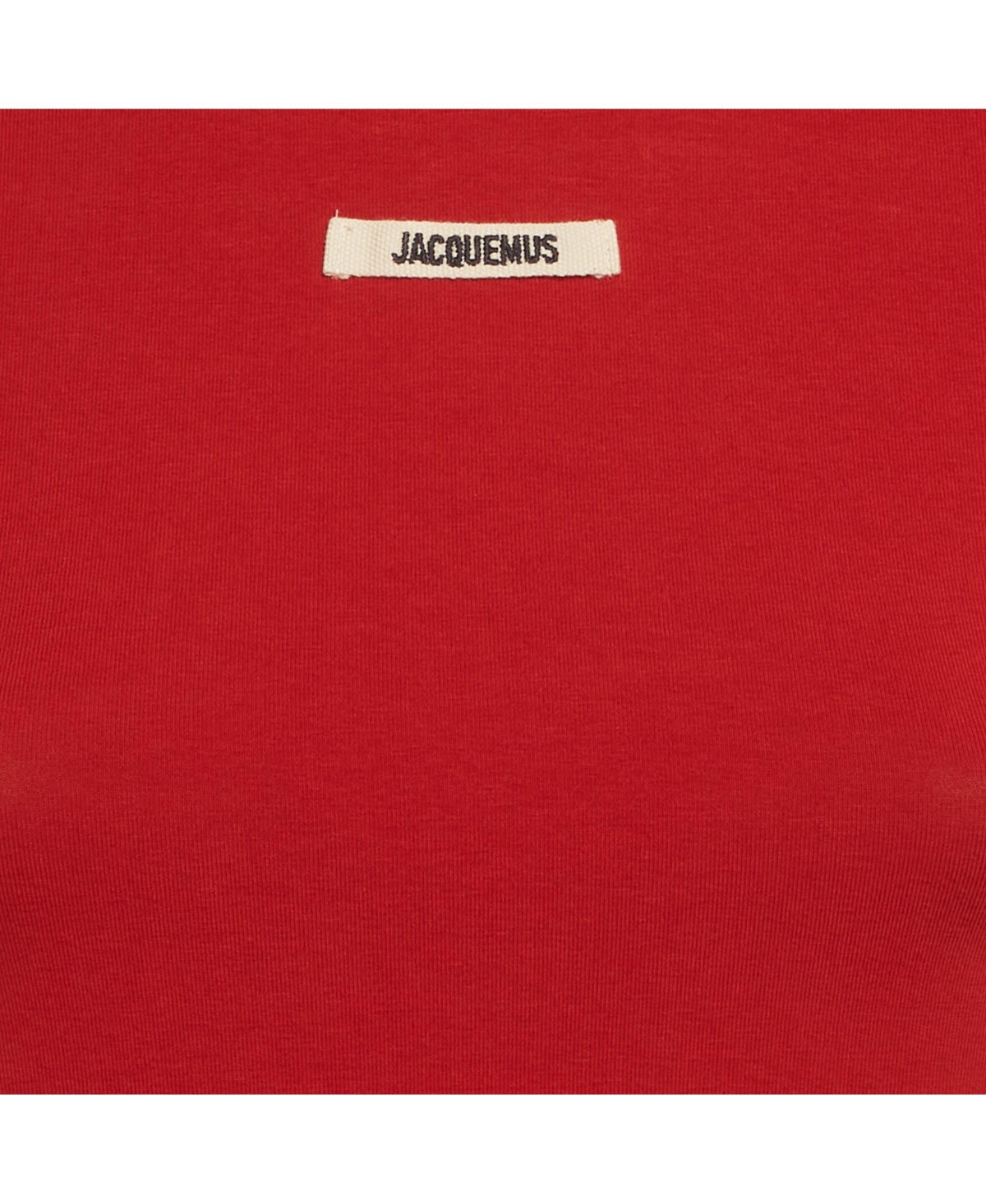 Pre-Owned Jacquemus Women's Logo Applique Jersey T-Shirt