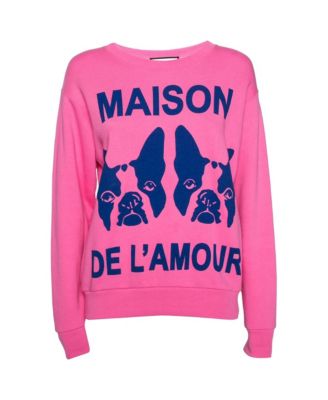 Women's Maison De L'amour Bosco And Orso Printed Cotton Sweatshirt