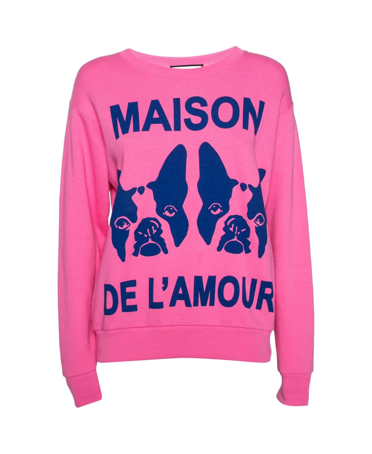 Pre-Owned Gucci Women's Maison De L'amour Bosco And Orso Printed Cotton Sweatshirt
