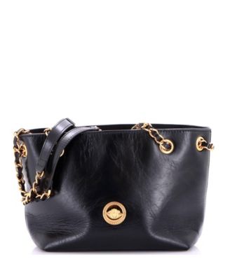 Mini Medusa Icon Chain Tote Leather