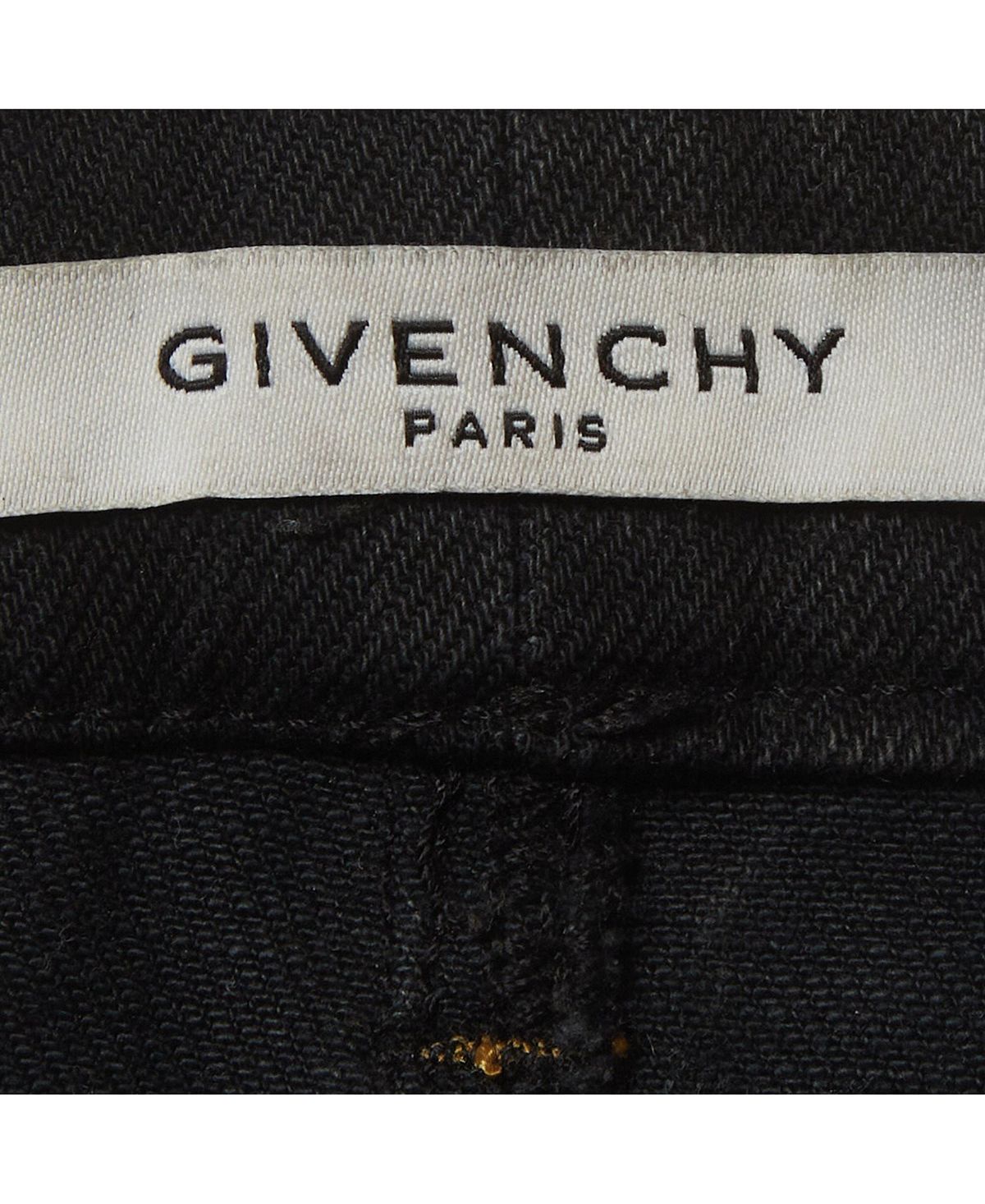 Pre-Owned Givenchy Women's Denim Marble Washed Mini Skirt view 3 — MAYCSS fashion products