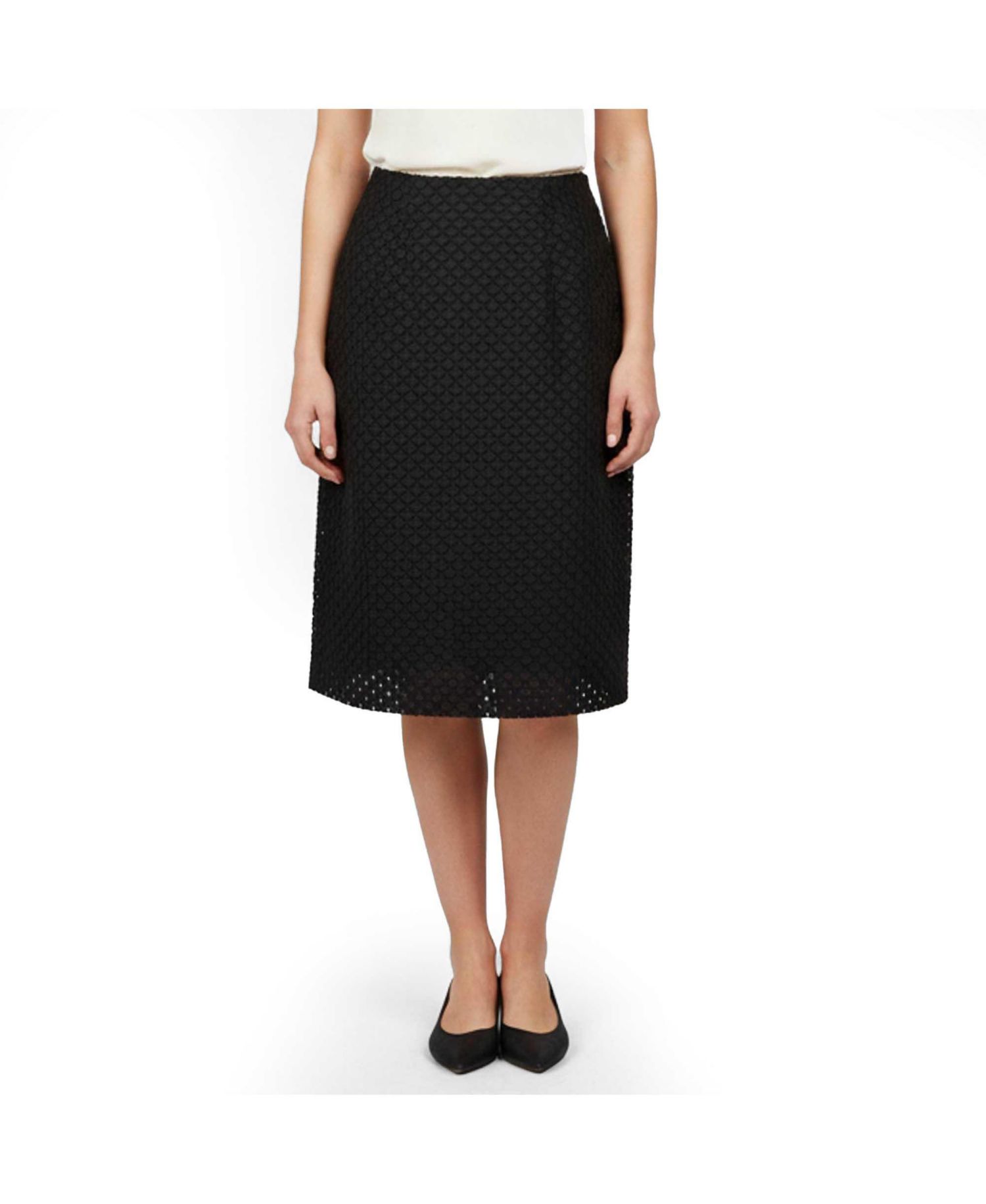 Women's Synthetic Fil Coupandeacute Pencil Skirt