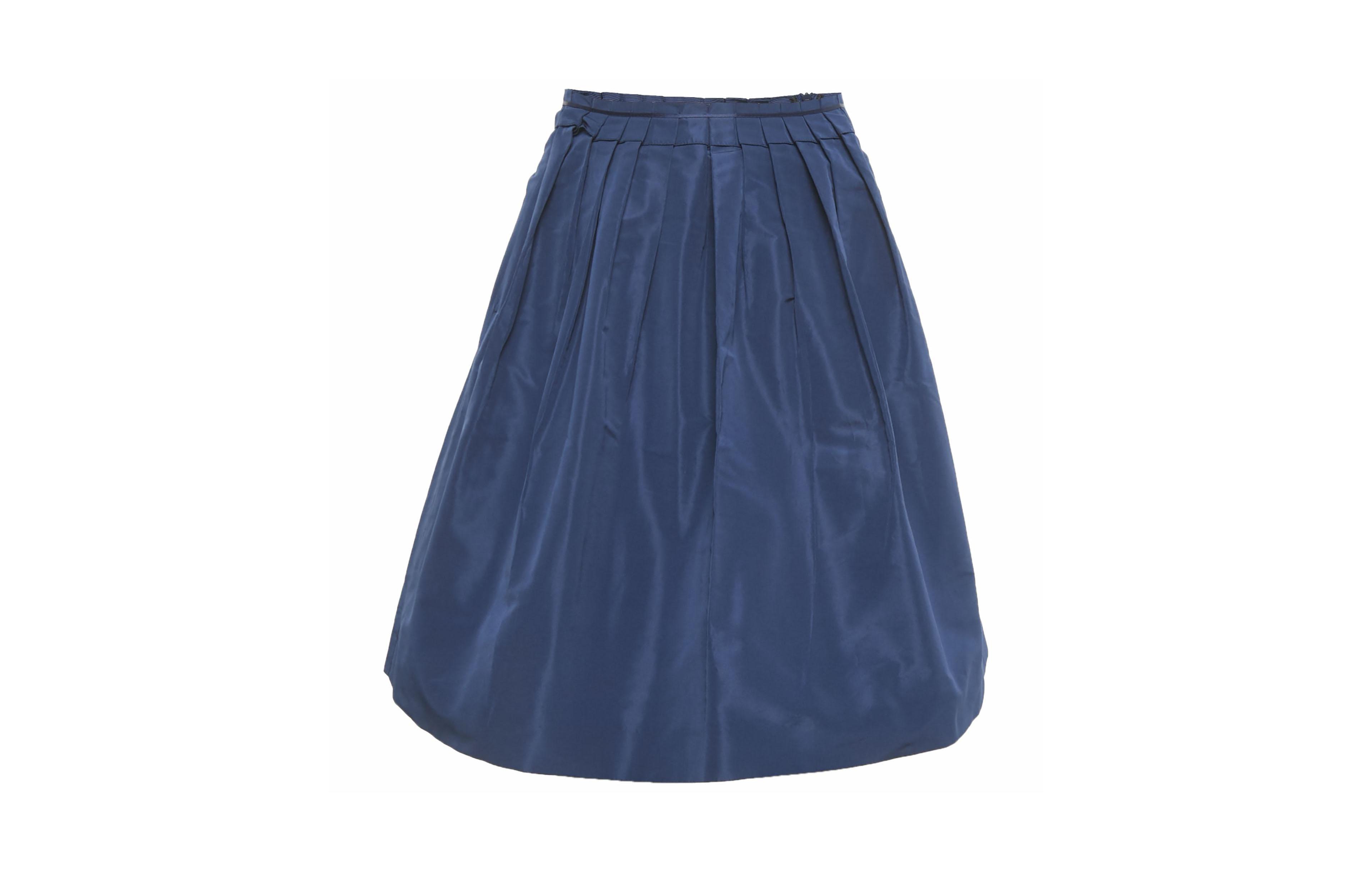 Pre-Owned Miu Miu Women's Synthetic Pleated Mini Skirt