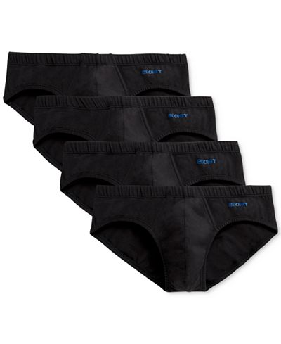 2(x)ist Men's 4-Pk. Stretch Cotton Bikini Briefs