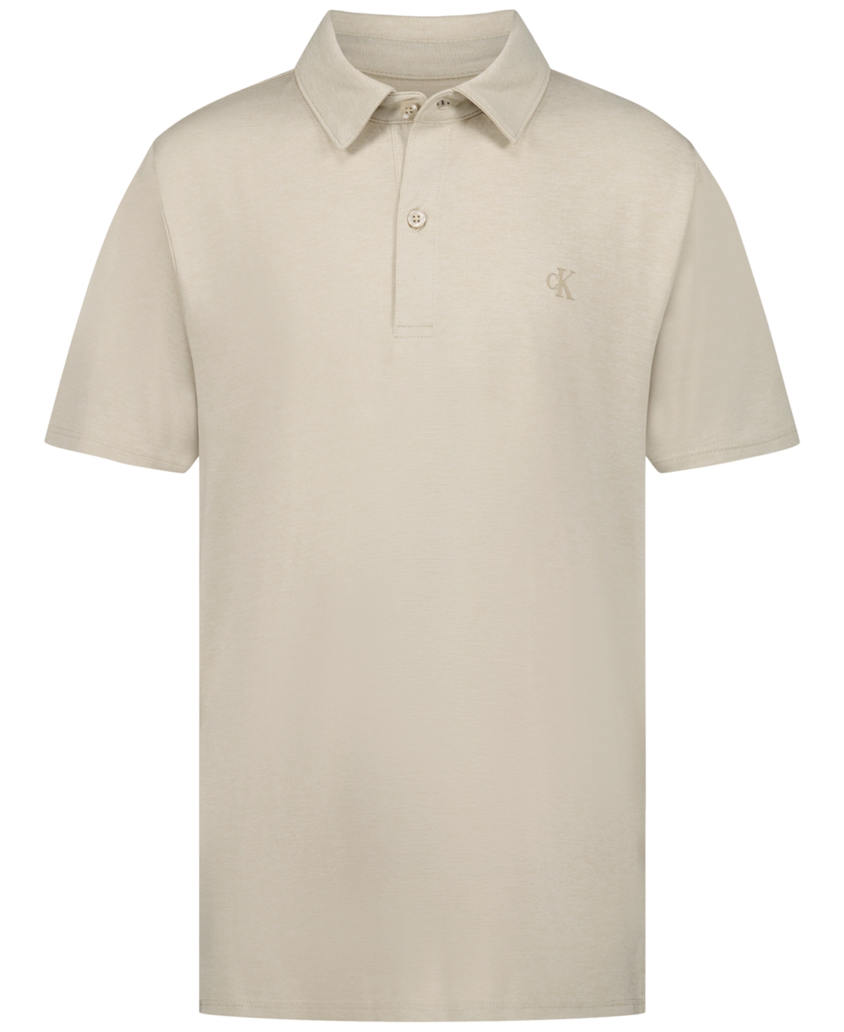 Calvin Klein Boys' 8-20 Short-Sleeve Polo Shirt - White