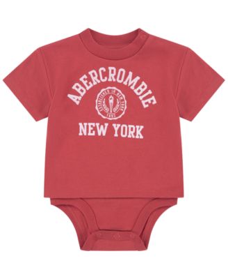 Baby Boys' Y2K Crest Twofer Short-Sleeve Bodysuit