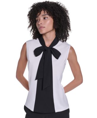 Women's Mock Neck Keyhole Blouse
