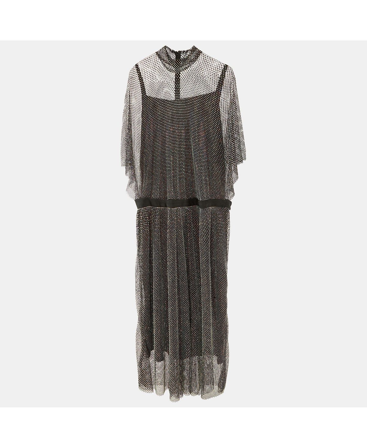 Pre-Owned Dolce & Gabbana Women's Rhinestone Embellished Oversized Maxi Dress view 1 — MAYCSS fashion products