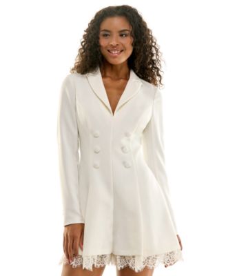 Juniors' V-Neck Romper