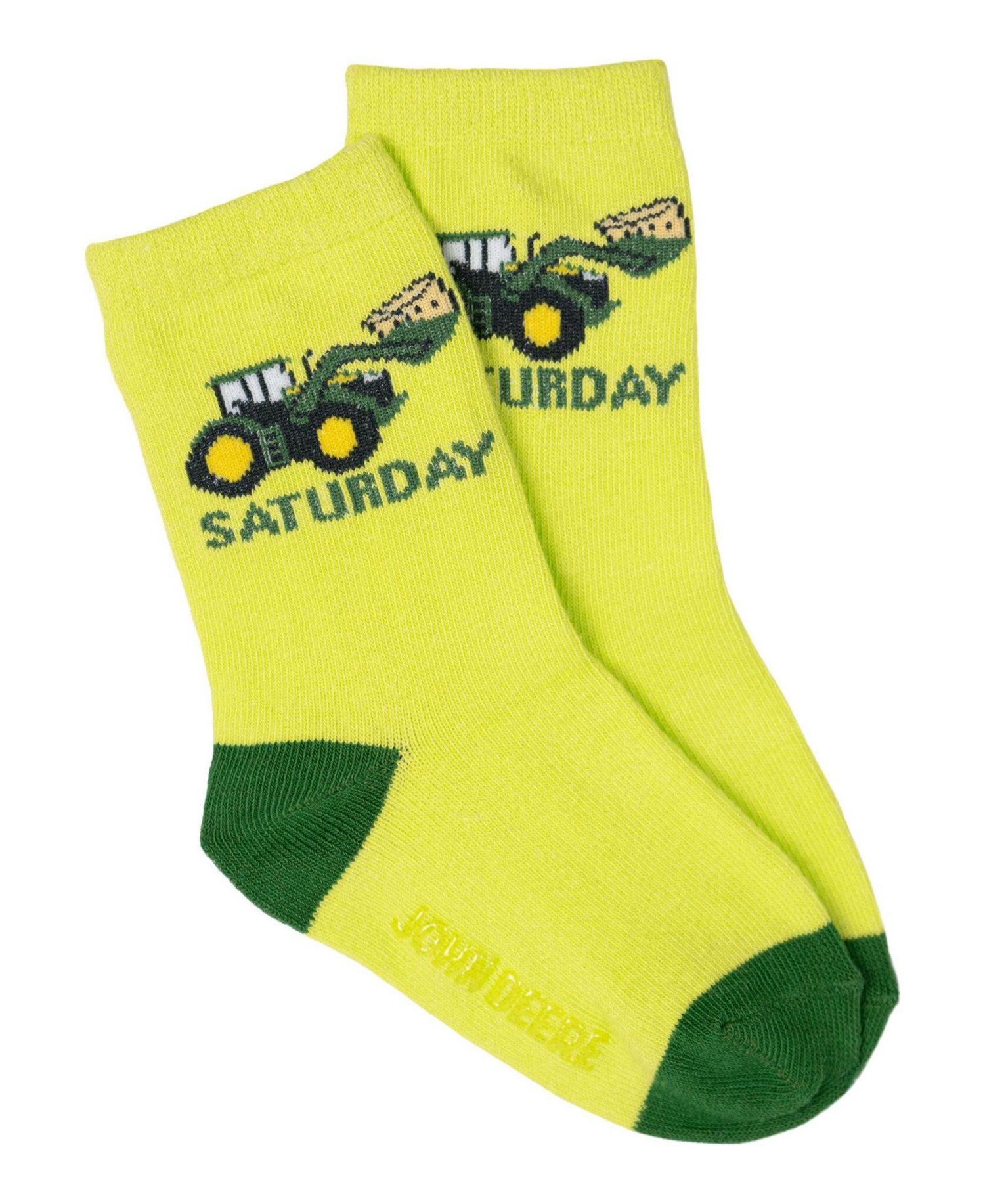 Little Boys' ( 4 -6 ) Non-Slip Grip 7-Pack Crew Socks